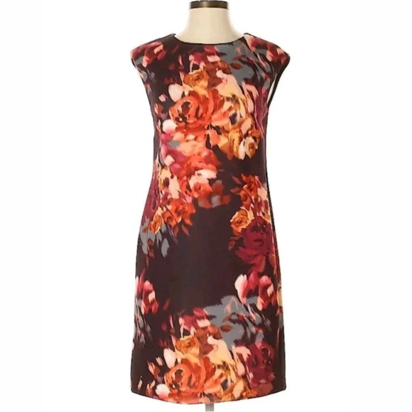 Cynthia Rowley Textured Scuba Sleeveless Dress - Picture 1 of 6
